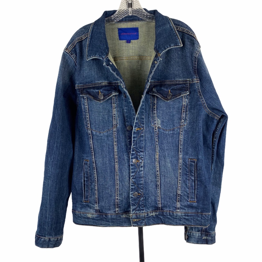 Aeropostale Classic Stretch Jean Jacket Mens